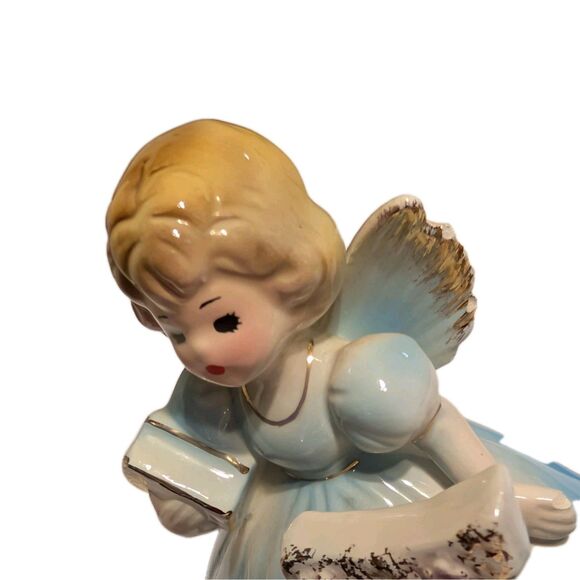 Josef Originals Birthday Blue Angel Growing Up Girls Age 5 ABC Book Start School - Picture 7 of 10